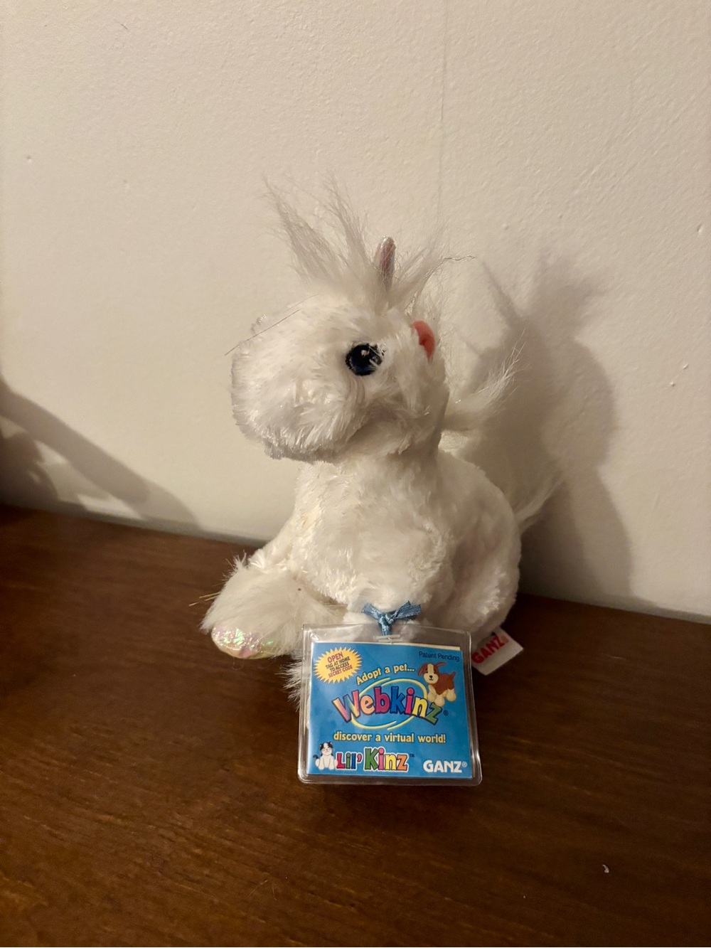 RETIRED Webkinz Lil Kinz Unicorn by Ganz NEW WITH CODE Vtg